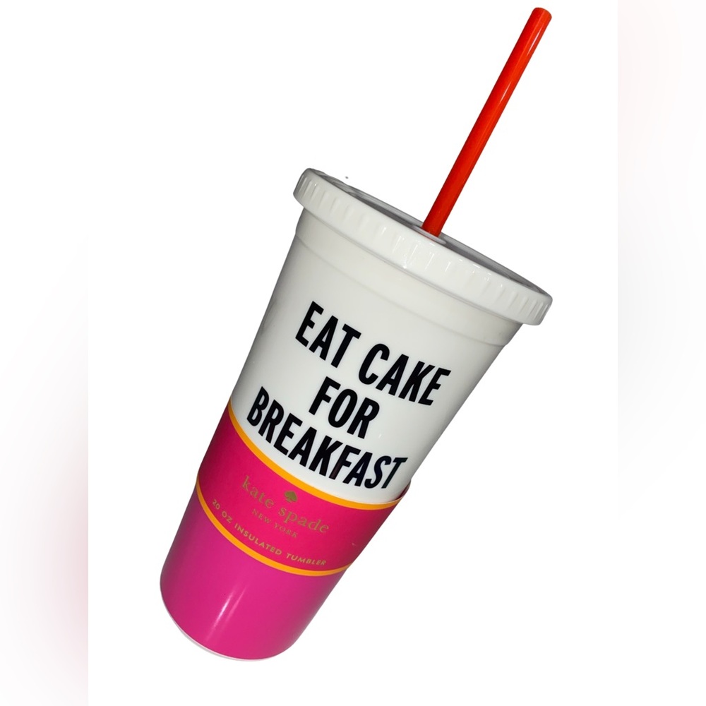 Kate Spade New York Eat Cake For Breakfast Insulated Tumbler